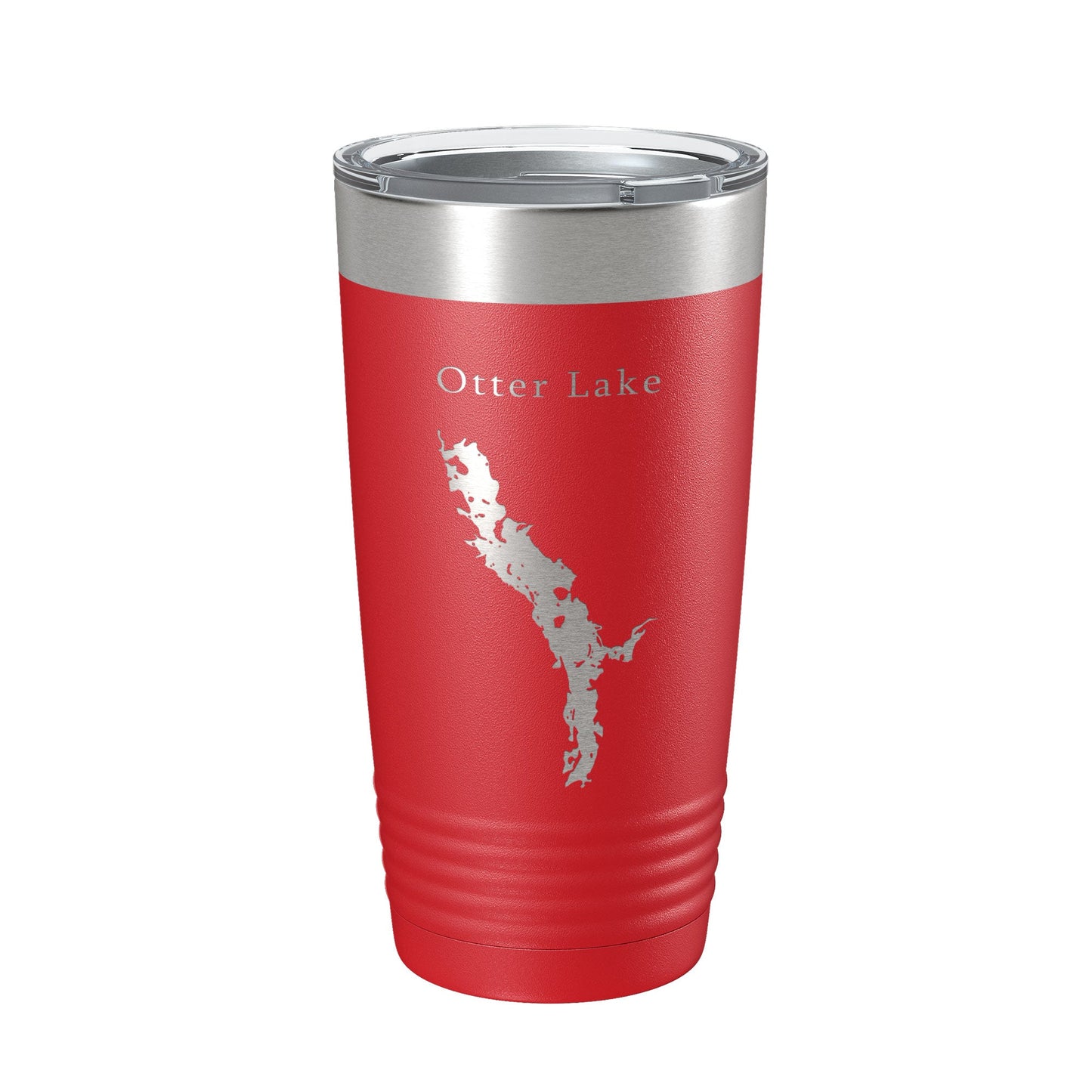 Otter Lake Map Tumbler Travel Mug Insulated Laser Engraved Coffee Cup Colburn Wisconsin 20 oz-10