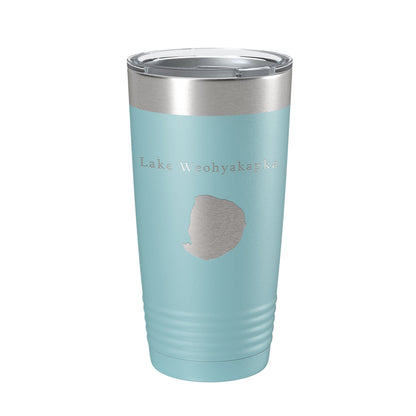 Lake Weohyakapka Map Tumbler Travel Mug Insulated Laser Engraved Coffee Cup Florida 20 oz-13