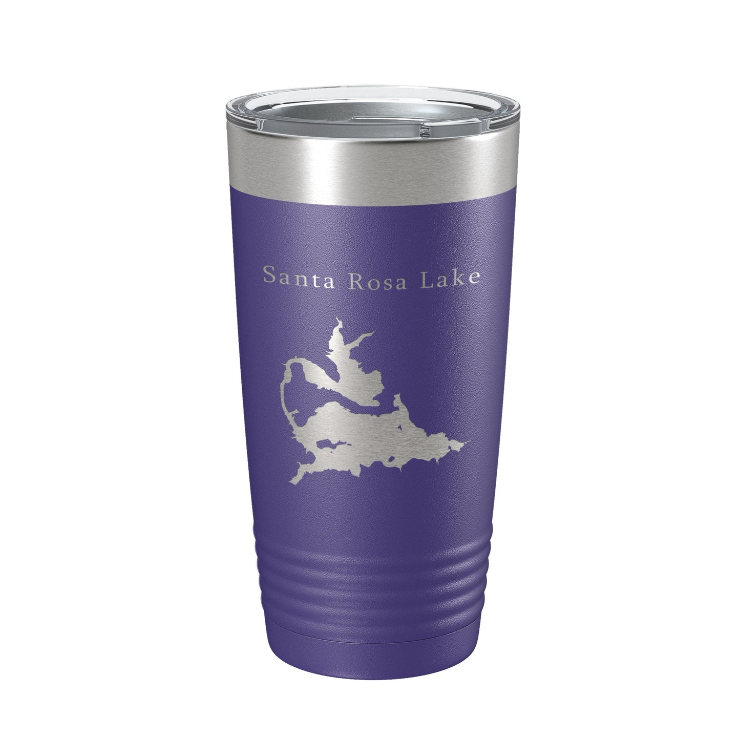 Santa Rosa Lake Map Tumbler Travel Mug Insulated Laser Engraved Coffee Cup New Mexico 20 oz-15