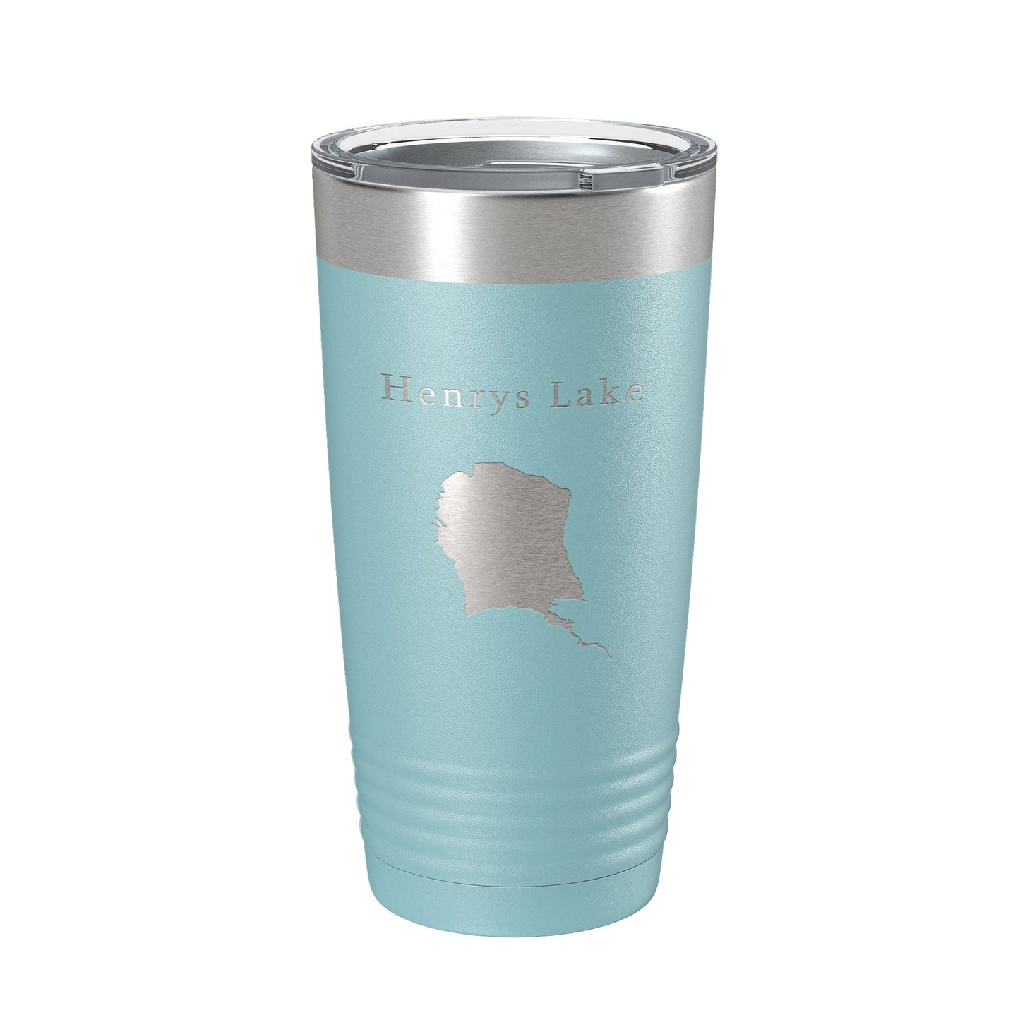 Henrys Lake Map Tumbler Travel Mug Insulated Laser Engraved Coffee Cup Idaho 20 oz-13