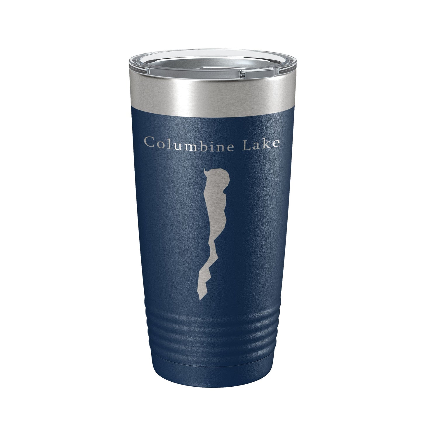 Columbine Lake Purgatory Map Tumbler Travel Mug Insulated Laser Engraved Coffee Cup Colorado 20 oz-2
