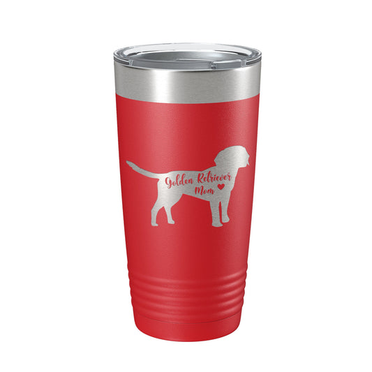 Golden Retriever Mom Tumbler Dog Travel Mug Gift Insulated Laser Engraved Coffee Cup 20 oz-10