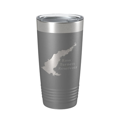 Ross R Barnett Reservoir The Rez Tumbler Lake Map Travel Mug Insulated Laser Engraved Coffee Cup Mississippi 20 oz-16
