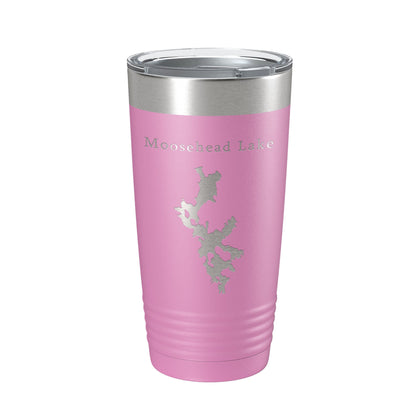 Moosehead Lake Map Tumbler Travel Mug Insulated Laser Engraved Coffee Cup Maine 20 oz-14