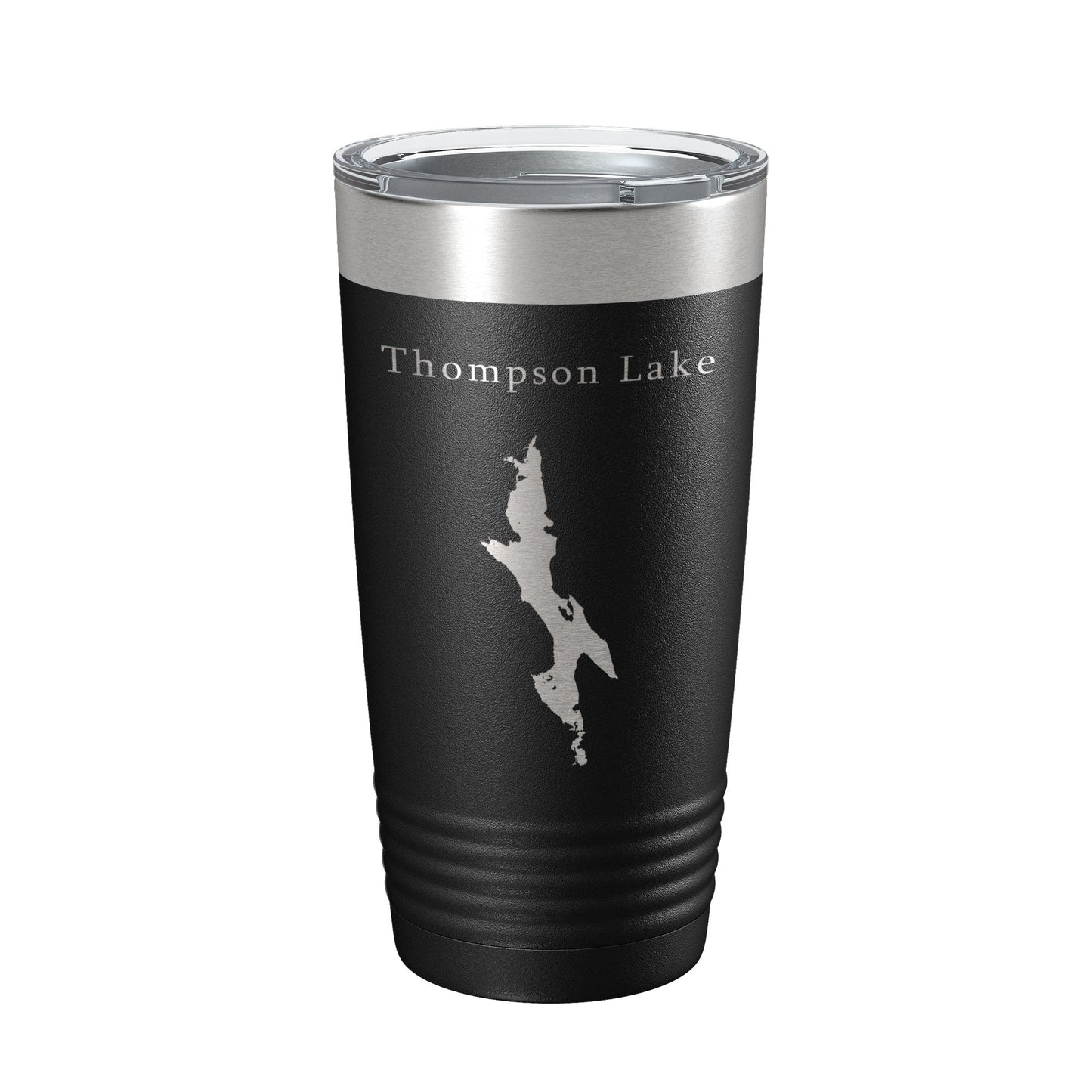 Thompson Lake Map Tumbler Travel Mug Insulated Laser Engraved Coffee Cup Maine 20 oz-5