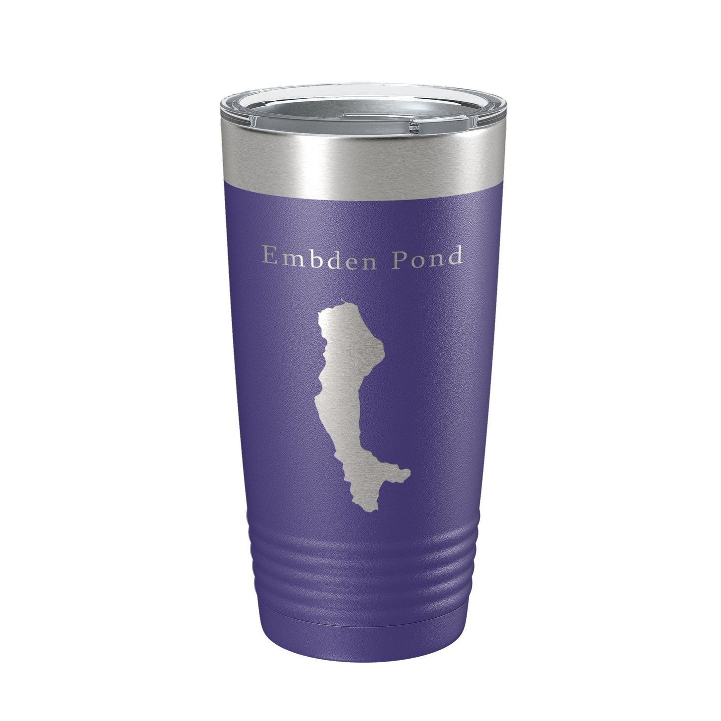 Embden Pond Tumbler Lake Map Travel Mug Insulated Laser Engraved Coffee Cup Maine 20 oz-15