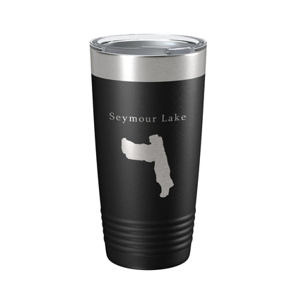 Seymour Lake Map Tumbler Travel Mug Insulated Laser Engraved Coffee Cup Vermont 20 oz-5