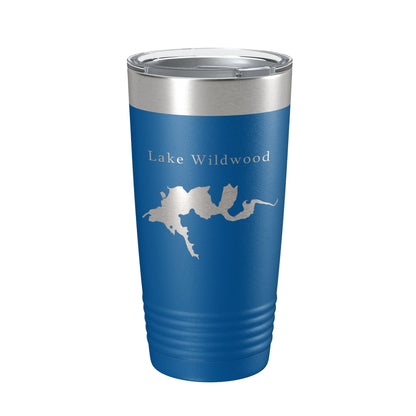 Lake Wildwood Map Tumbler Travel Mug Insulated Laser Engraved Coffee Cup California 20 oz-6