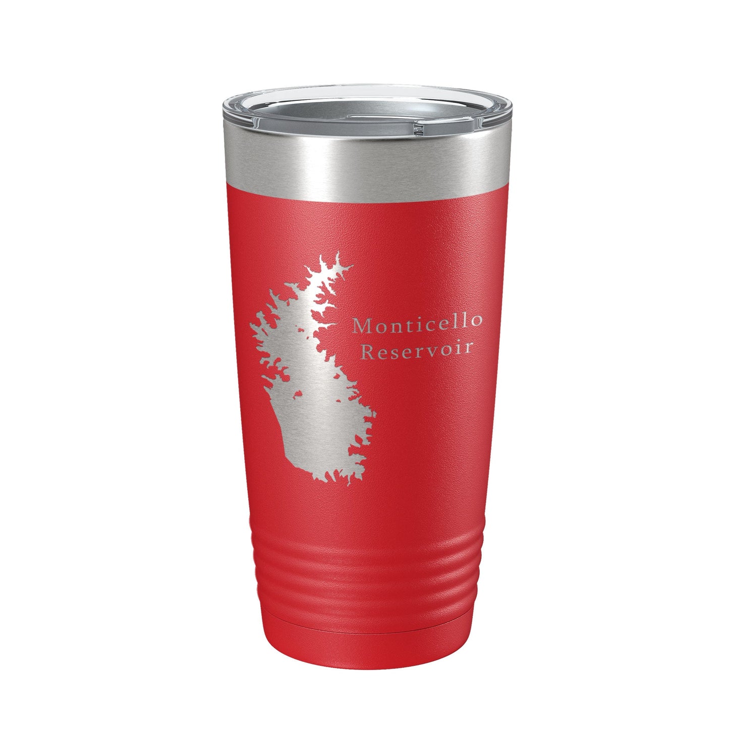 Monticello Reservoir Tumbler Lake Map Travel Mug Insulated Laser Engraved Coffee Cup South Carolina 20 oz-10