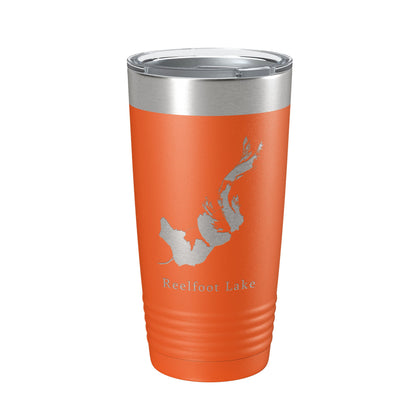 Reelfoot Lake Map Tumbler Travel Mug Insulated Laser Engraved Coffee Cup Tennessee Kentucky 20 oz-17