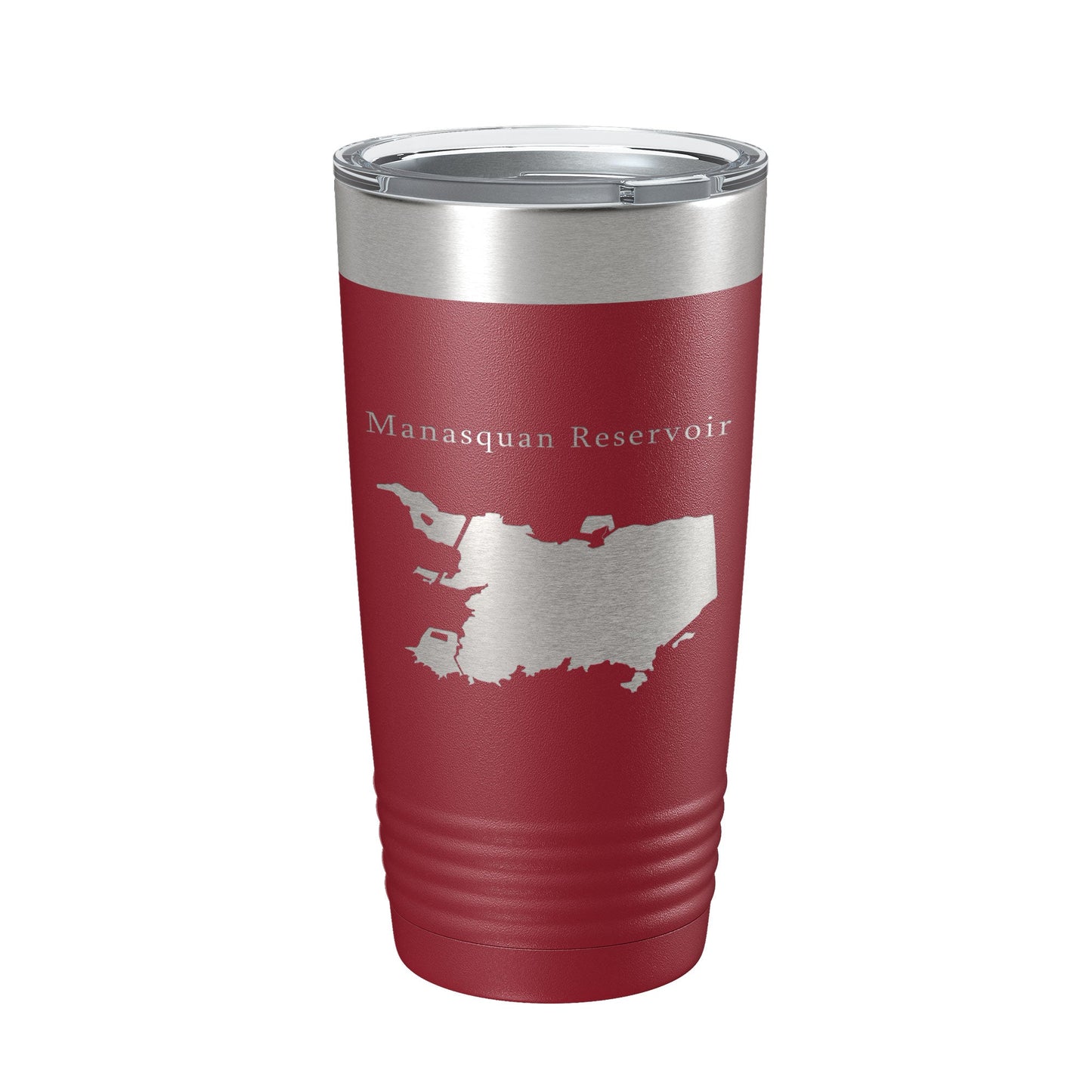 Manasquan Reservoir Tumbler Lake Map Travel Mug Insulated Laser Engraved Coffee Cup New Jersey 20 oz-18