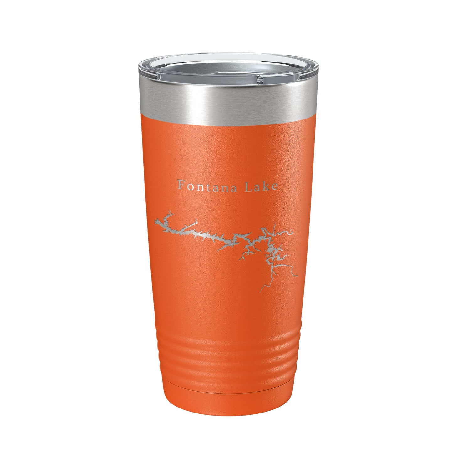 Fontana Lake Map Tumbler Travel Mug Insulated Laser Engraved Coffee Cup North Carolina 20 oz-17
