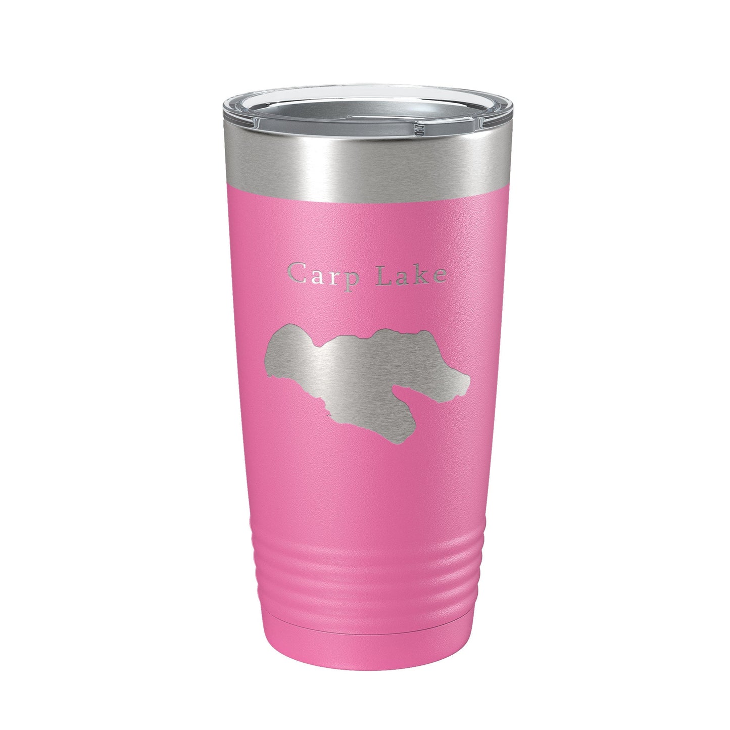 Carp Lake Map Tumbler Travel Mug Insulated Laser Engraved Coffee Cup Michigan 20 oz-11