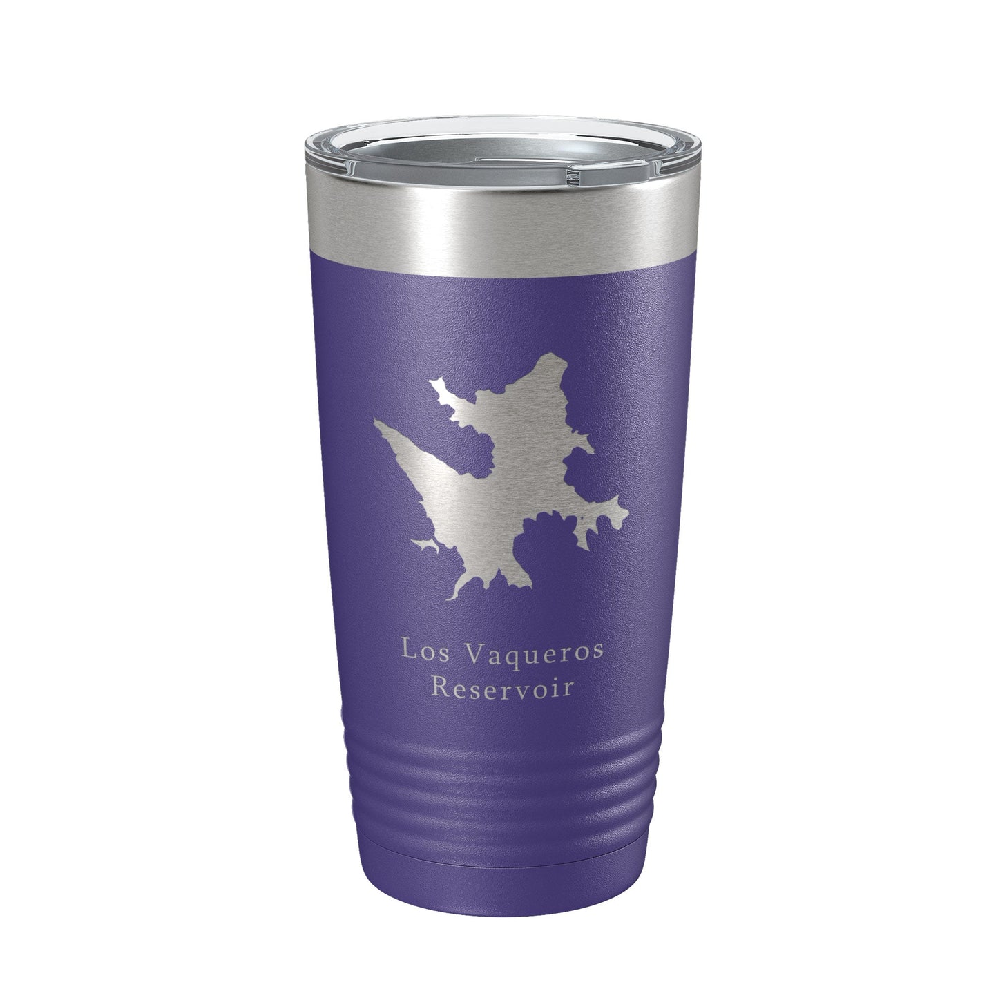 Los Vaqueros Reservoir Tumbler Lake Map Travel Mug Insulated Laser Engraved Coffee Cup California 20 oz-15