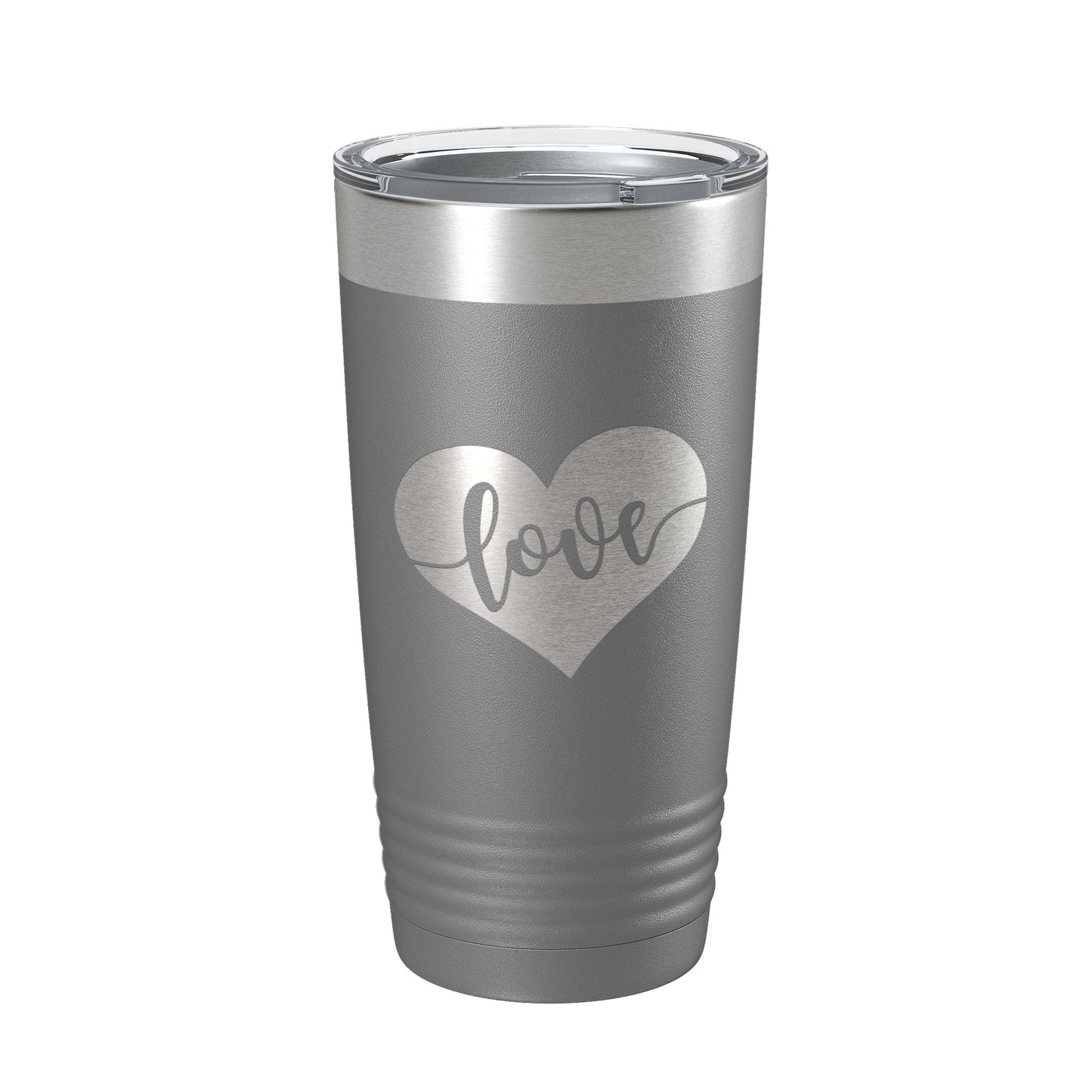 Love Tumbler Valentine's Day Heart Travel Mug Insulated Laser Engraved Coffee Cup 20 oz-16