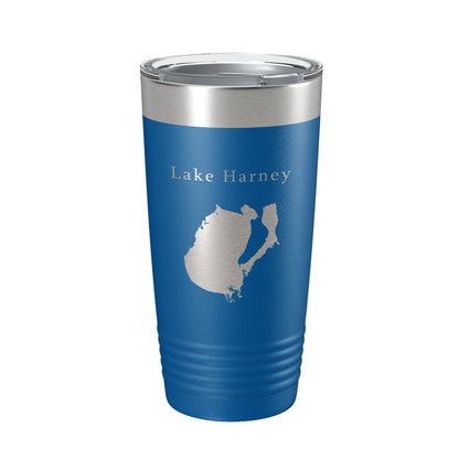 Lake Harney Map Tumbler Travel Mug Insulated Laser Engraved Coffee Cup Florida 20 oz-6