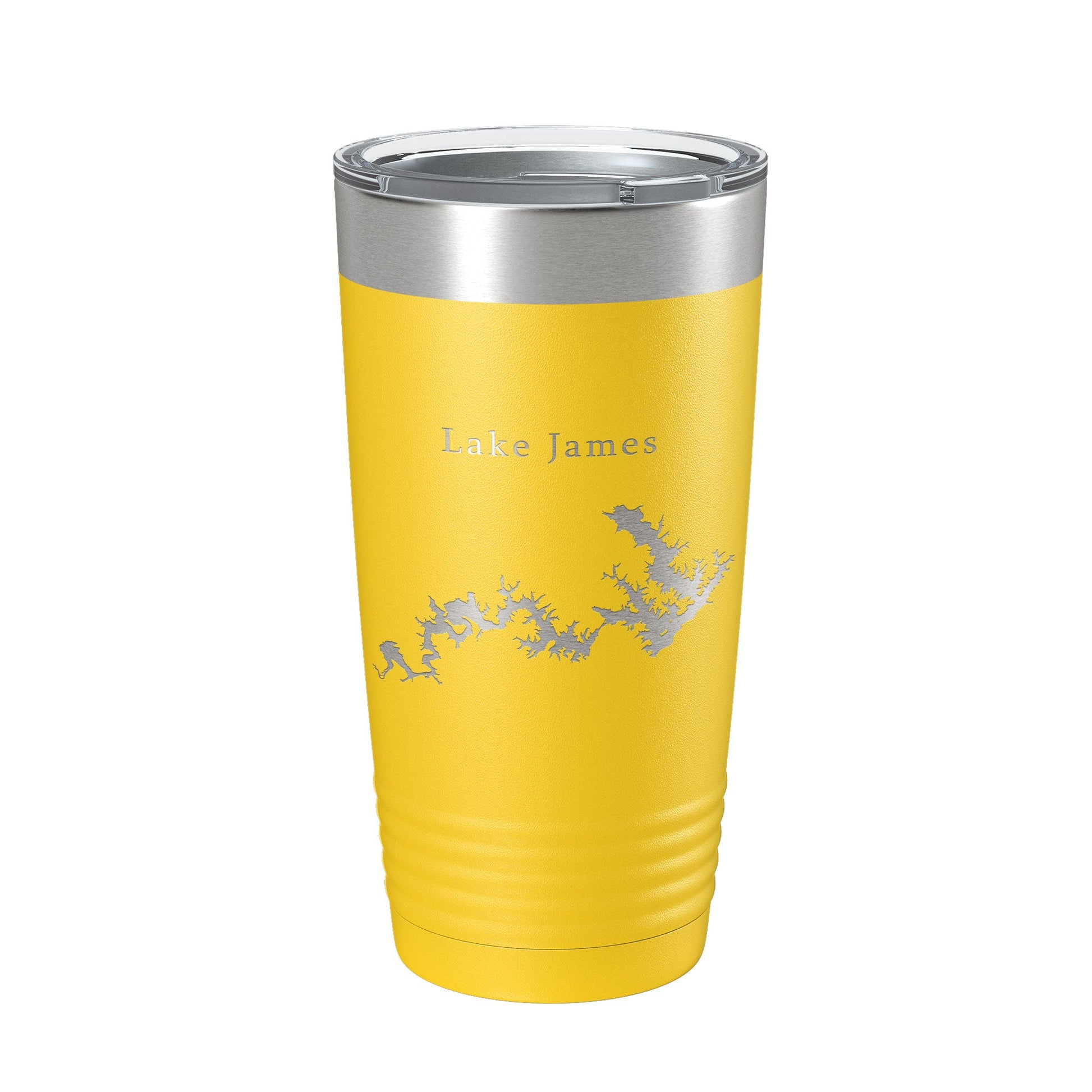 Lake James Map Tumbler Travel Mug Insulated Laser Engraved Coffee Cup North Carolina 20 oz-4