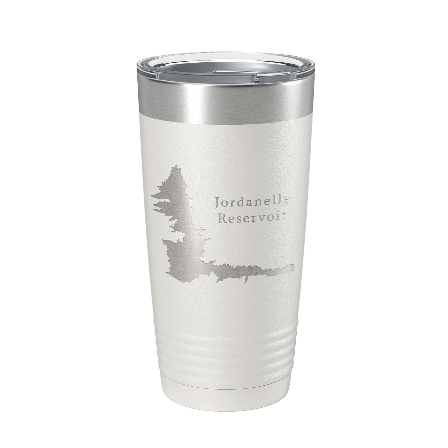 Jordanelle Reservoir Tumbler Lake Map Travel Mug Insulated Laser Engraved Coffee Cup Utah 20 oz-7