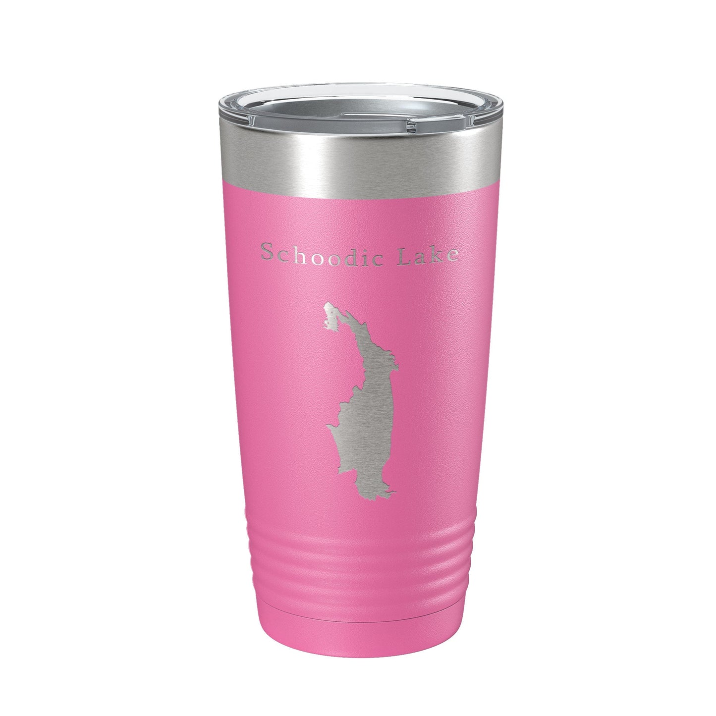 Schoodic Lake Map Tumbler Travel Mug Insulated Laser Engraved Coffee Cup Maine 20 oz-11