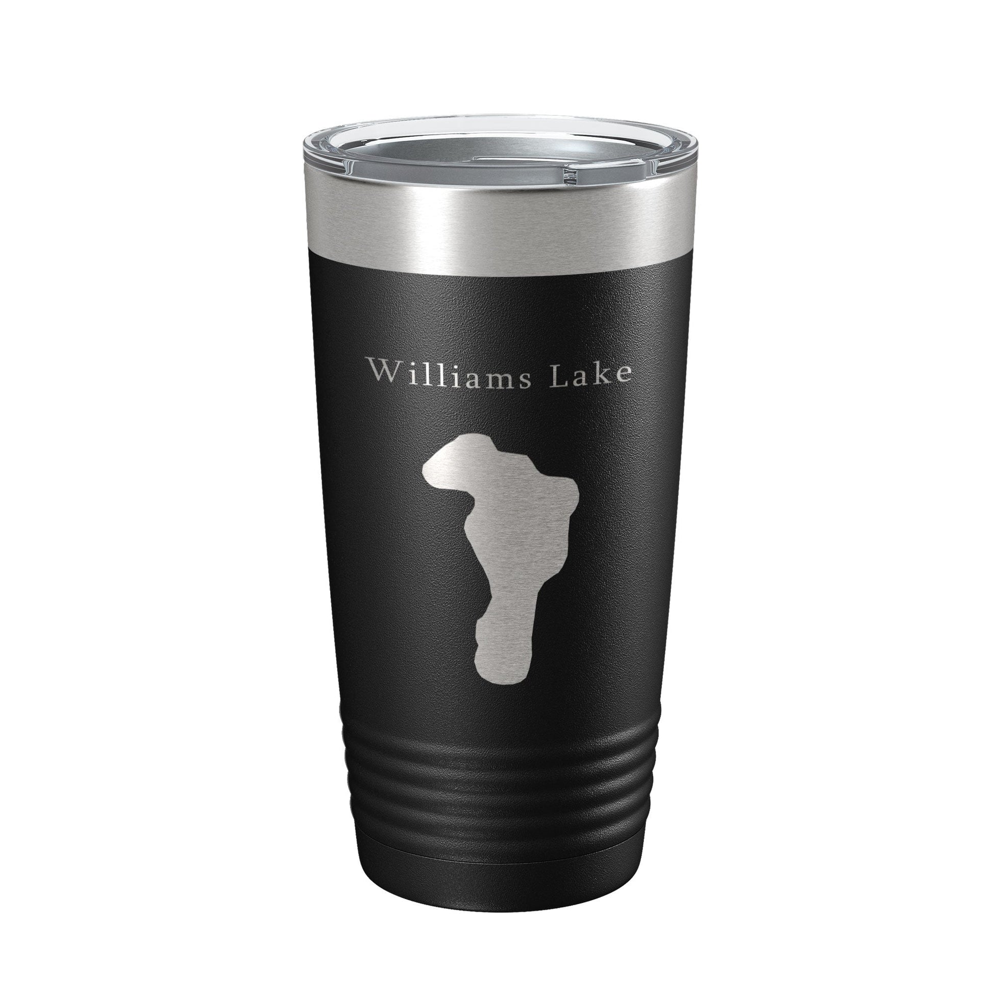 Williams Lake Map Tumbler Travel Mug Insulated Laser Engraved Coffee Cup New Mexico 20 oz-5