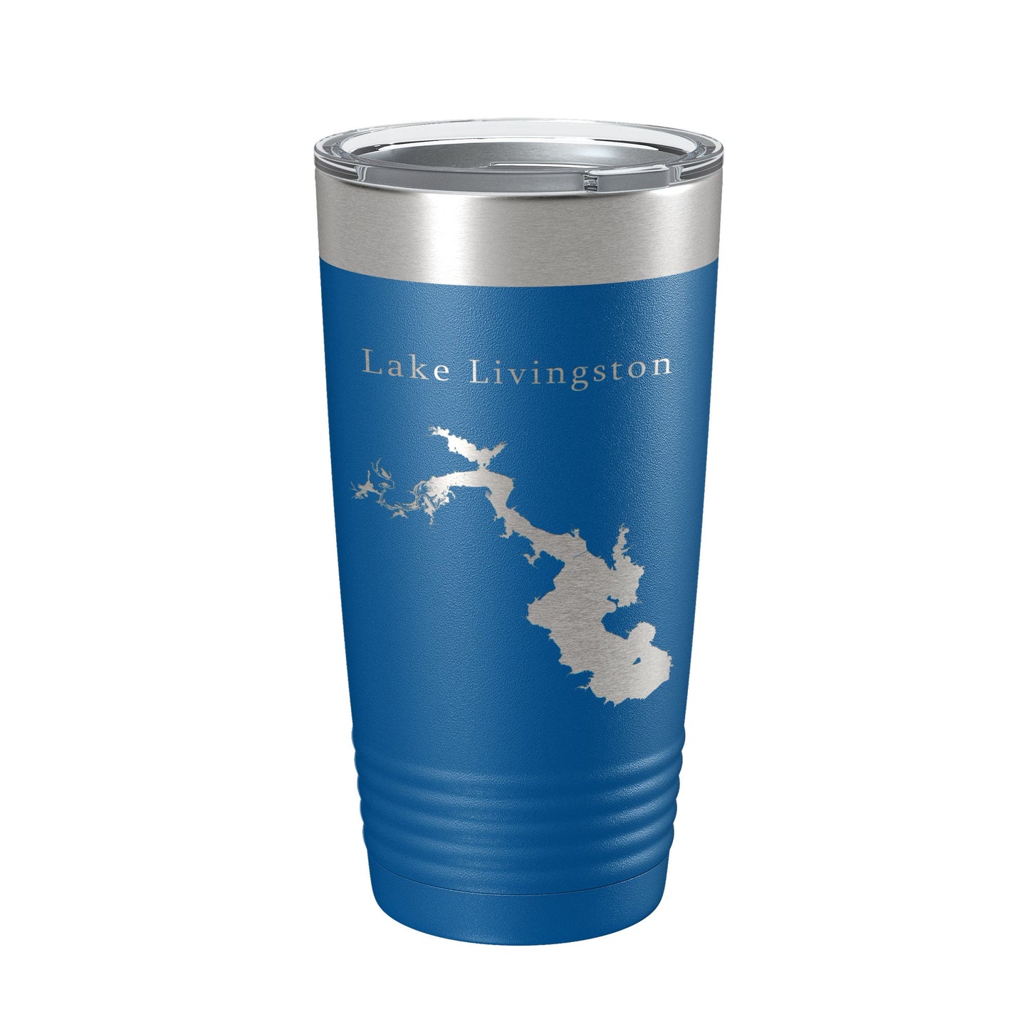 Lake Livingston Map Tumbler Travel Mug Insulated Laser Engraved Coffee Cup Texas 20 oz-6