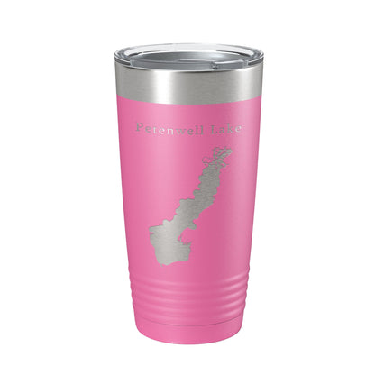 Petenwell Lake Map Tumbler Travel Mug Insulated Laser Engraved Coffee Cup Wisconsin 20 oz-11