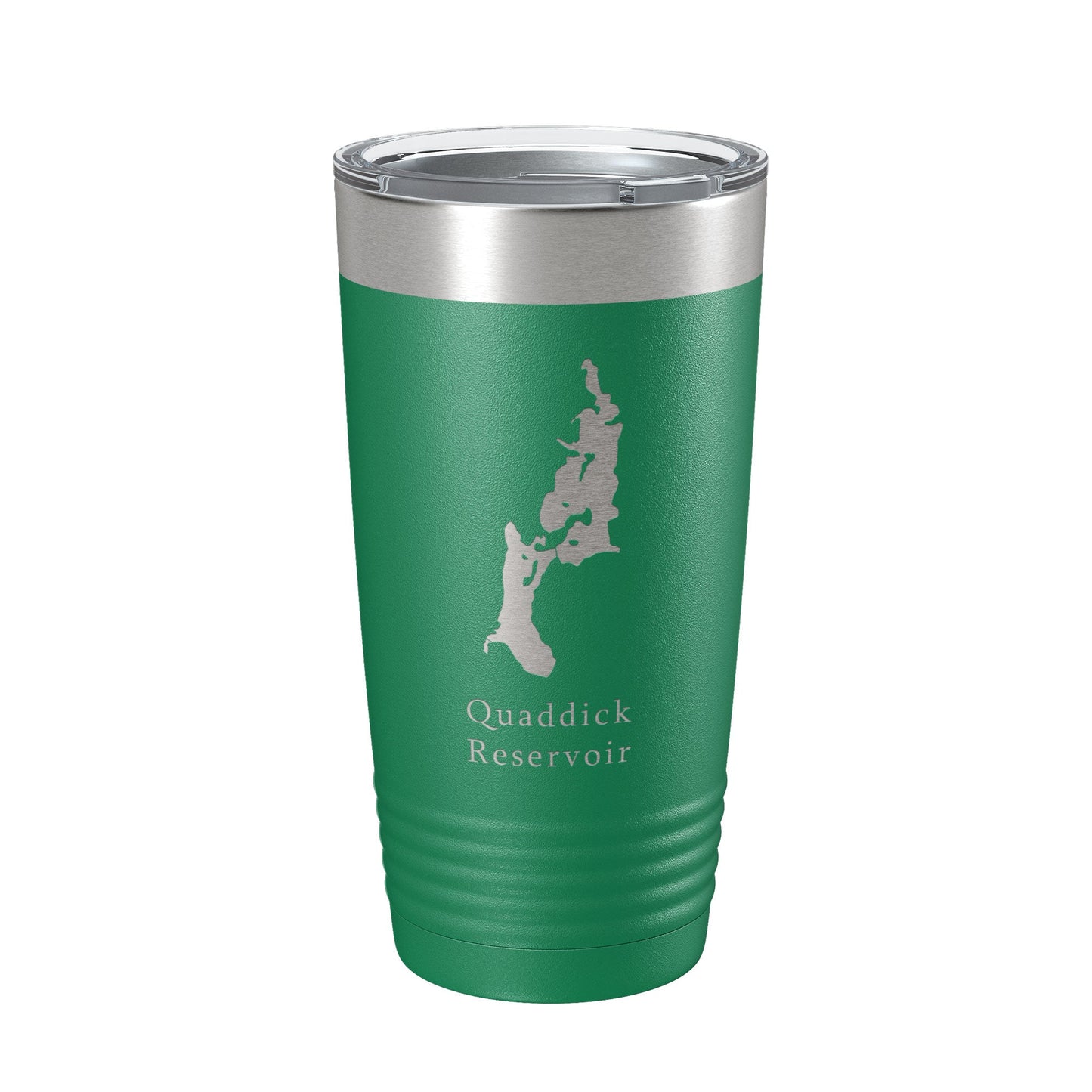 Quaddick Reservoir Lake Map Tumbler Travel Mug Insulated Laser Engraved Coffee Cup Connecticut 20 oz-9