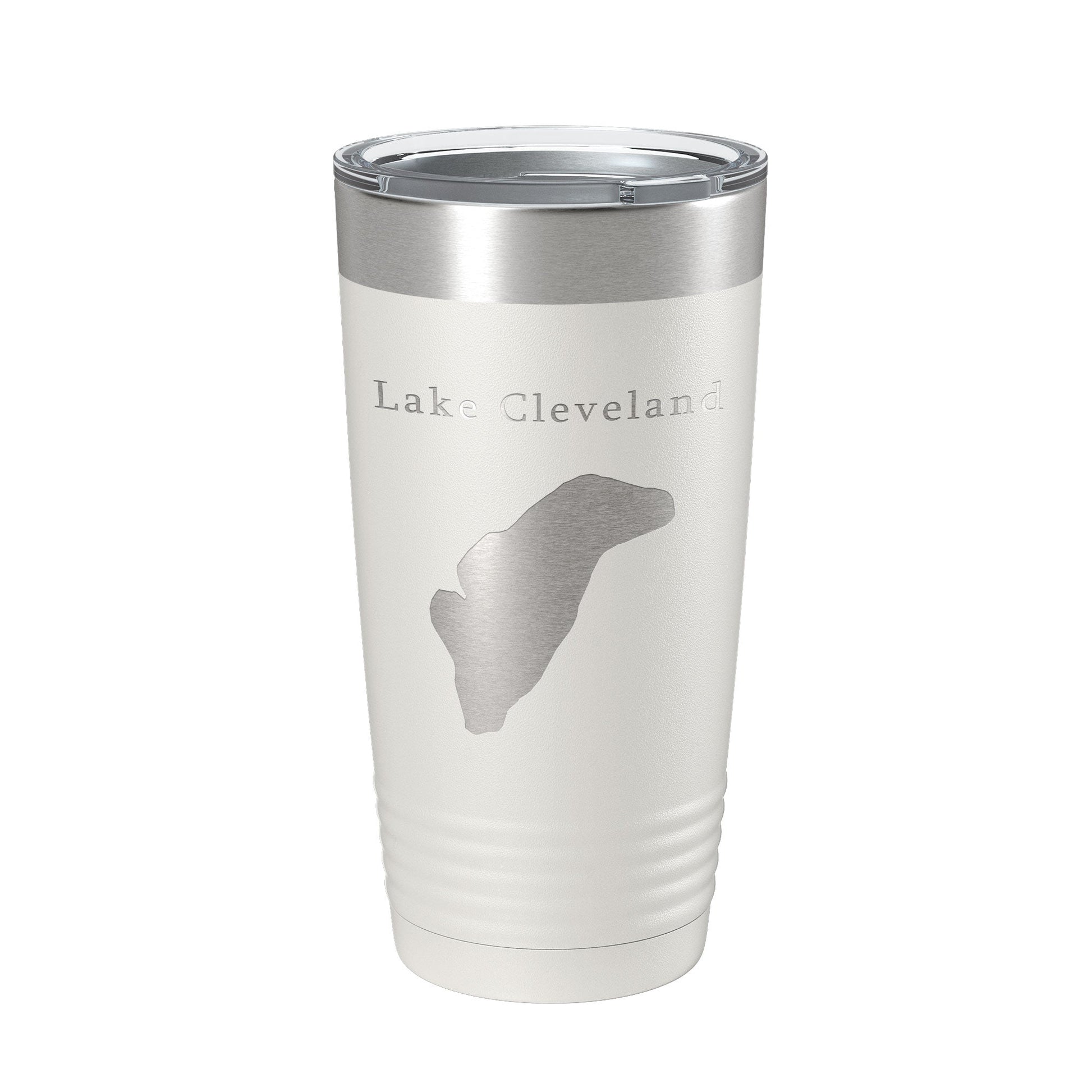 Lake Cleveland Map Tumbler Travel Mug Insulated Laser Engraved Coffee Cup Idaho 20 oz-1