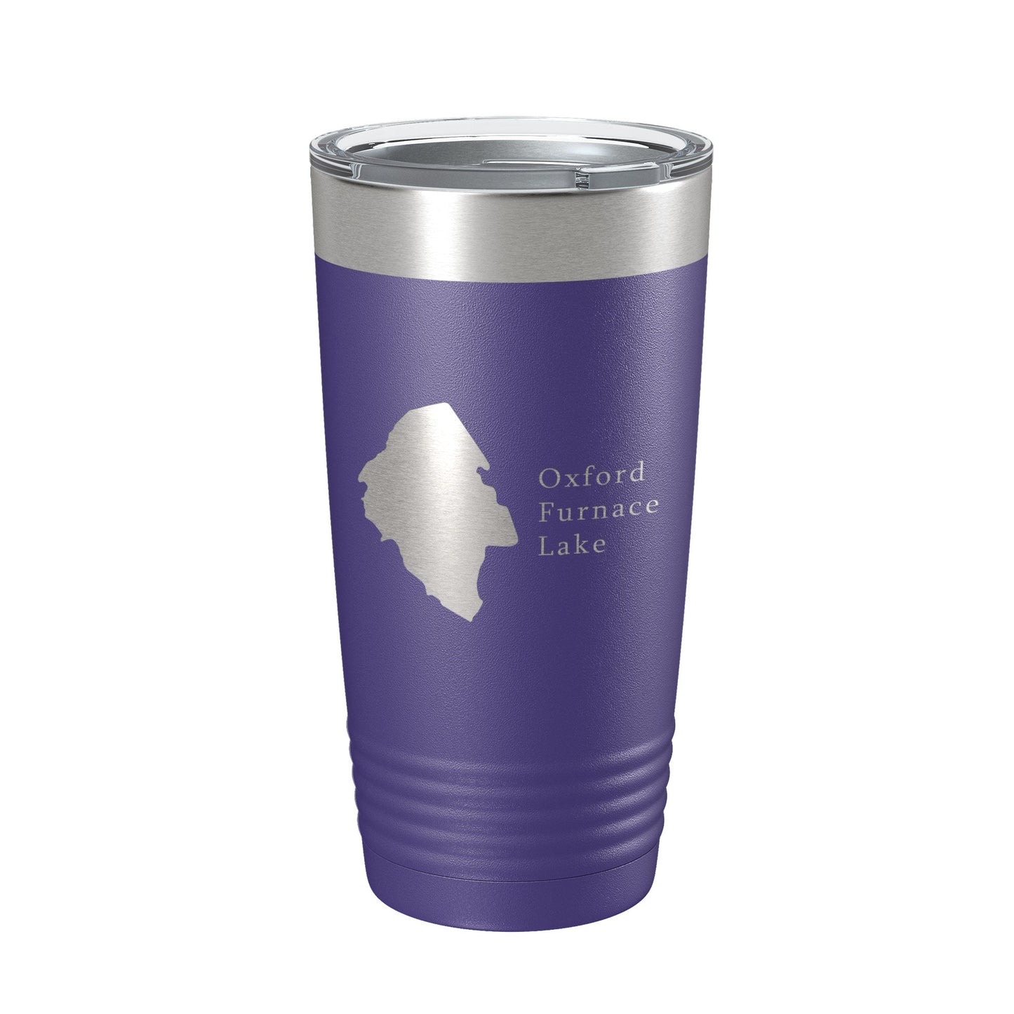 Oxford Furnace Lake Map Tumbler Travel Mug Insulated Laser Engraved Coffee Cup New Jersey 20 oz-15