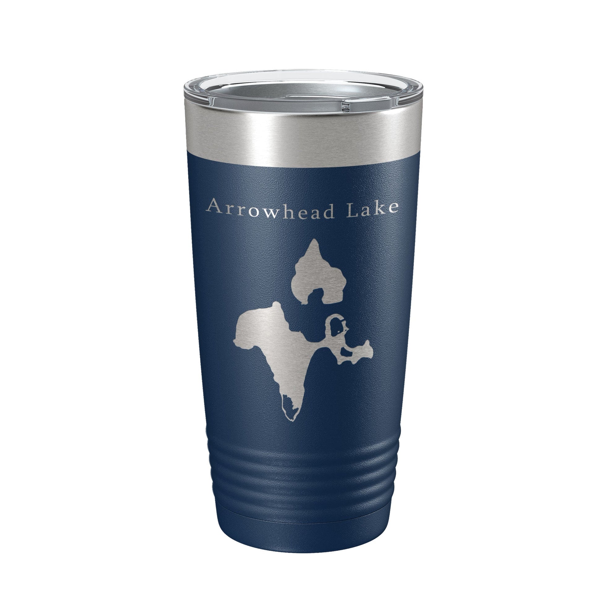Arrowhead Lake Map Tumbler Travel Mug Insulated Laser Engraved Coffee Cup Poconos Pennsylvania 20 oz-2