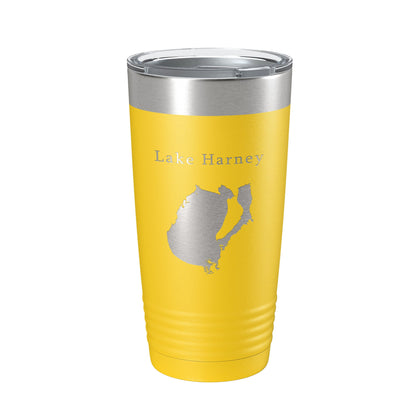 Lake Harney Map Tumbler Travel Mug Insulated Laser Engraved Coffee Cup Florida 20 oz-19