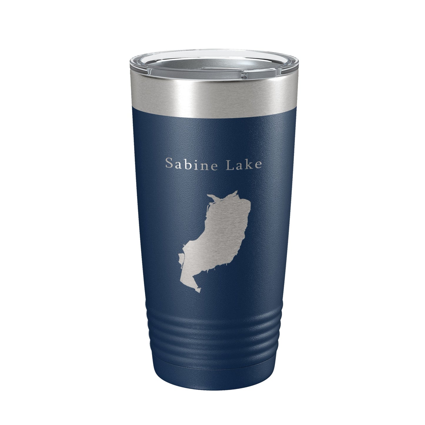 Sabine Lake Map Tumbler Travel Mug Insulated Laser Engraved Coffee Cup Louisiana Beaumont Texas 20 oz-8