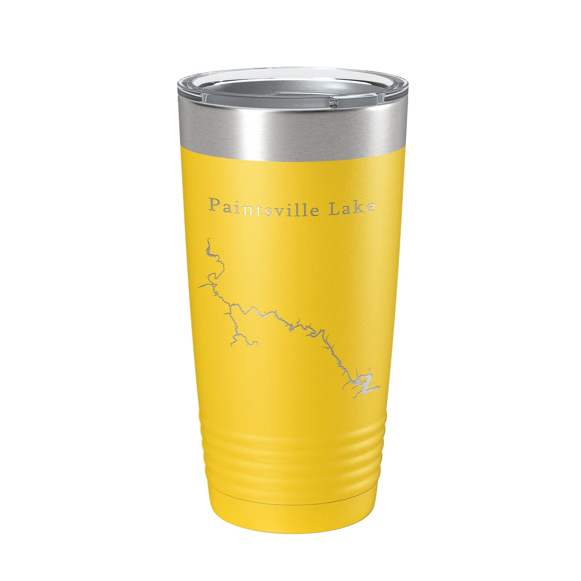 Paintsville Lake Map Tumbler Travel Mug Insulated Laser Engraved Coffee Cup Kentucky 20 oz-4