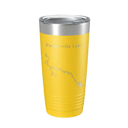 Paintsville Lake Map Tumbler Travel Mug Insulated Laser Engraved Coffee Cup Kentucky 20 oz-4