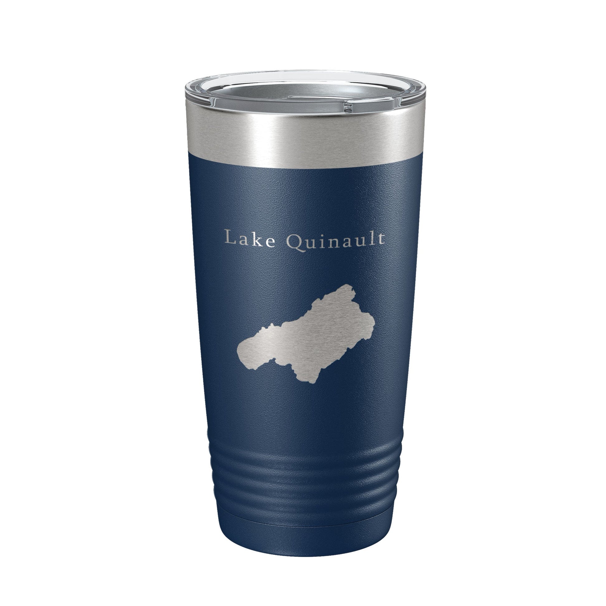 Lake Quinault Map Tumbler Travel Mug Insulated Laser Engraved Coffee Cup Washington 20 oz-2