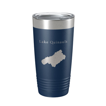 Lake Quinault Map Tumbler Travel Mug Insulated Laser Engraved Coffee Cup Washington 20 oz-8