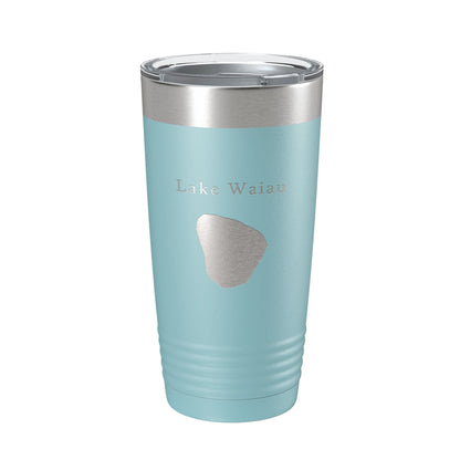 Lake Waiau Map Tumbler Travel Mug Insulated Laser Engraved Coffee Cup Hawaii 20 oz-13