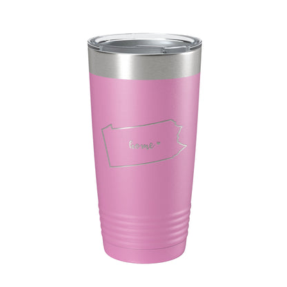 Pennsylvania Tumbler Home State Travel Mug Insulated Laser Engraved Map Coffee Cup 20 oz-14