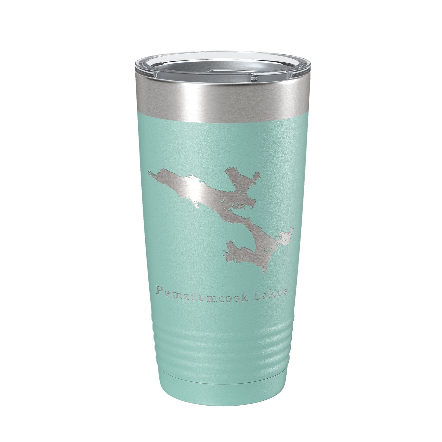 Pemadumcook Chain of Lakes Map Tumbler Travel Mug Insulated Laser Engraved Coffee Cup South Twin Ambajejus Maine 20 oz-12