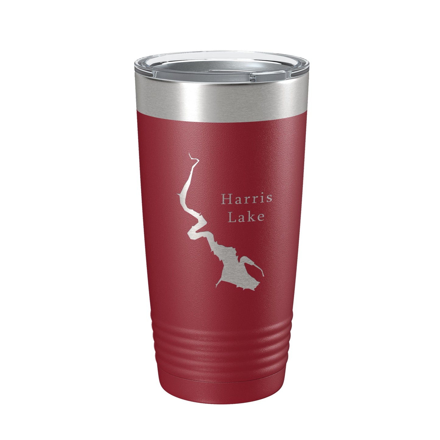 Harris Lake Map Tumbler Travel Mug Insulated Laser Engraved Coffee Cup Alabama 20 oz-18