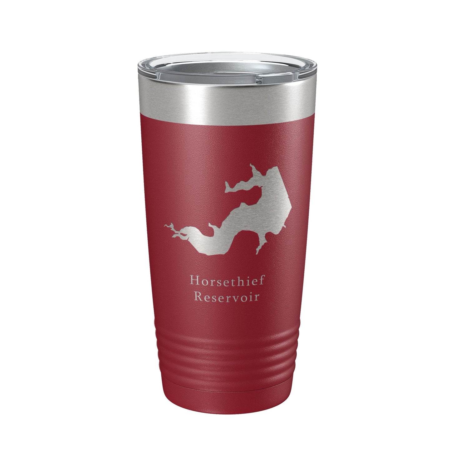 Horsethief Reservoir Tumbler Lake Map Travel Mug Insulated Laser Engraved Coffee Cup Kansas 20 oz-18