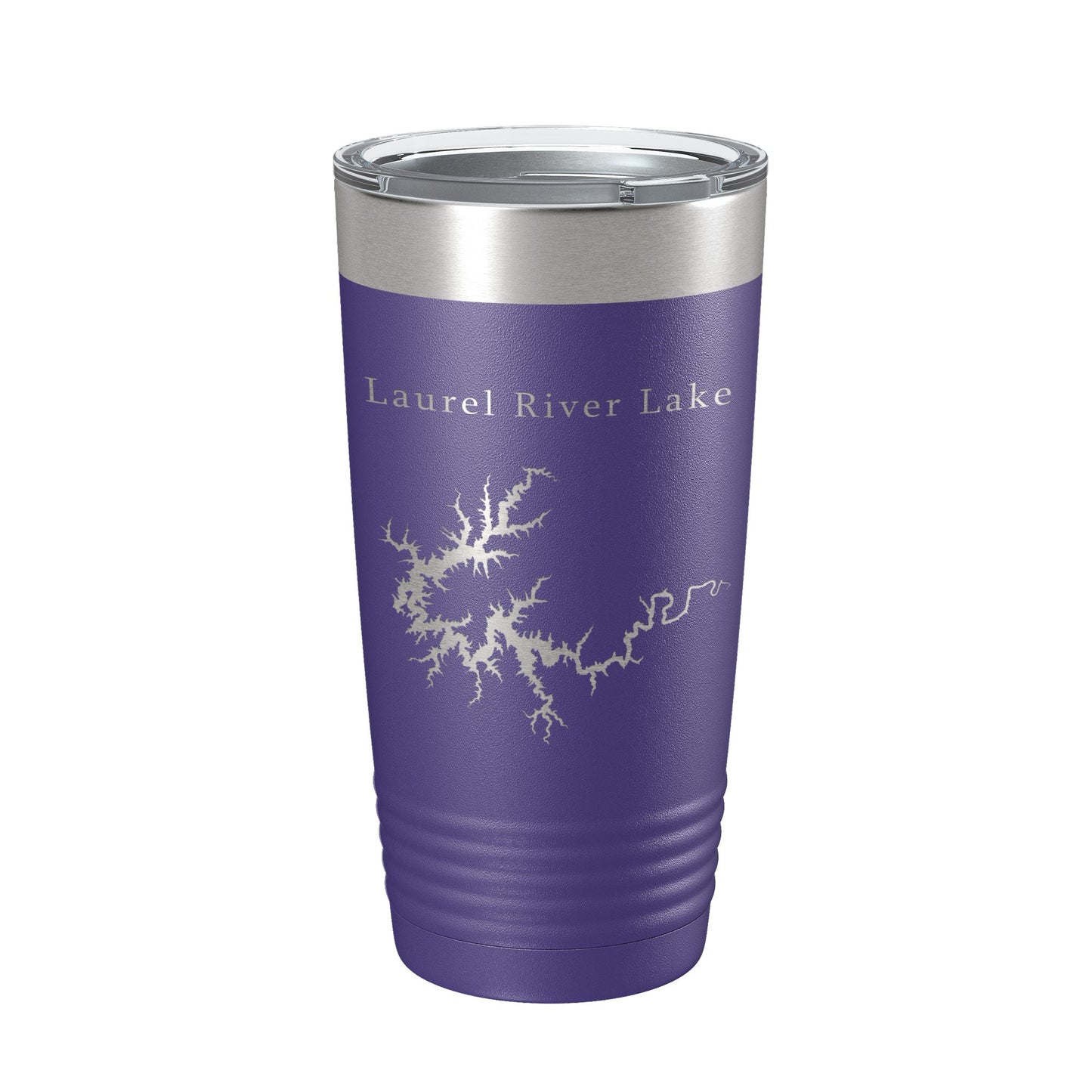 Laurel River Lake Map Tumbler Travel Mug Insulated Laser Engraved Coffee Cup Kentucky 20 oz-15