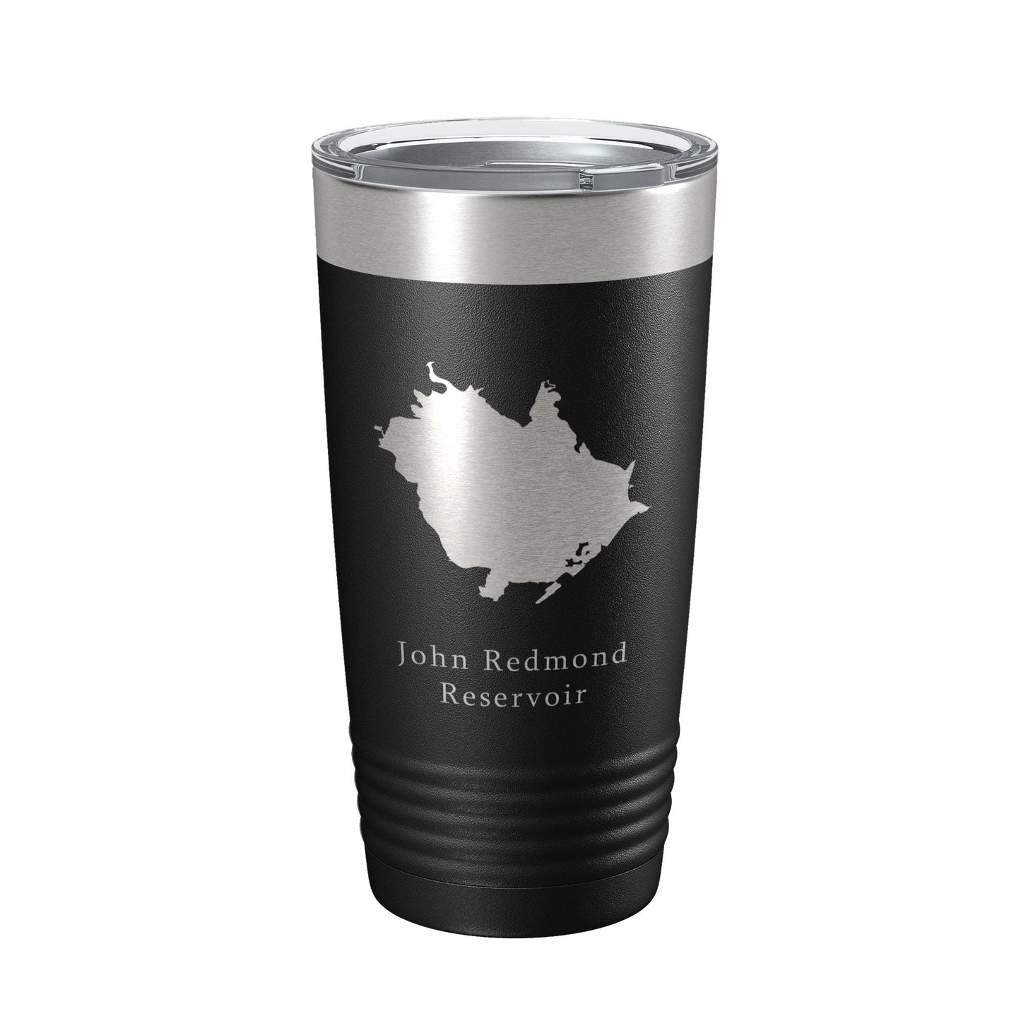 John Redmond Reservoir Tumbler Lake Map Travel Mug Insulated Laser Engraved Coffee Cup Kansas 20 oz-0