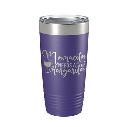 Mamacita Needs A Margarita Tumbler Funny Mom Travel Mug Mother's Day Gift Insulated Laser Engraved Coffee Cup Momma Mama Drink 20 oz-15