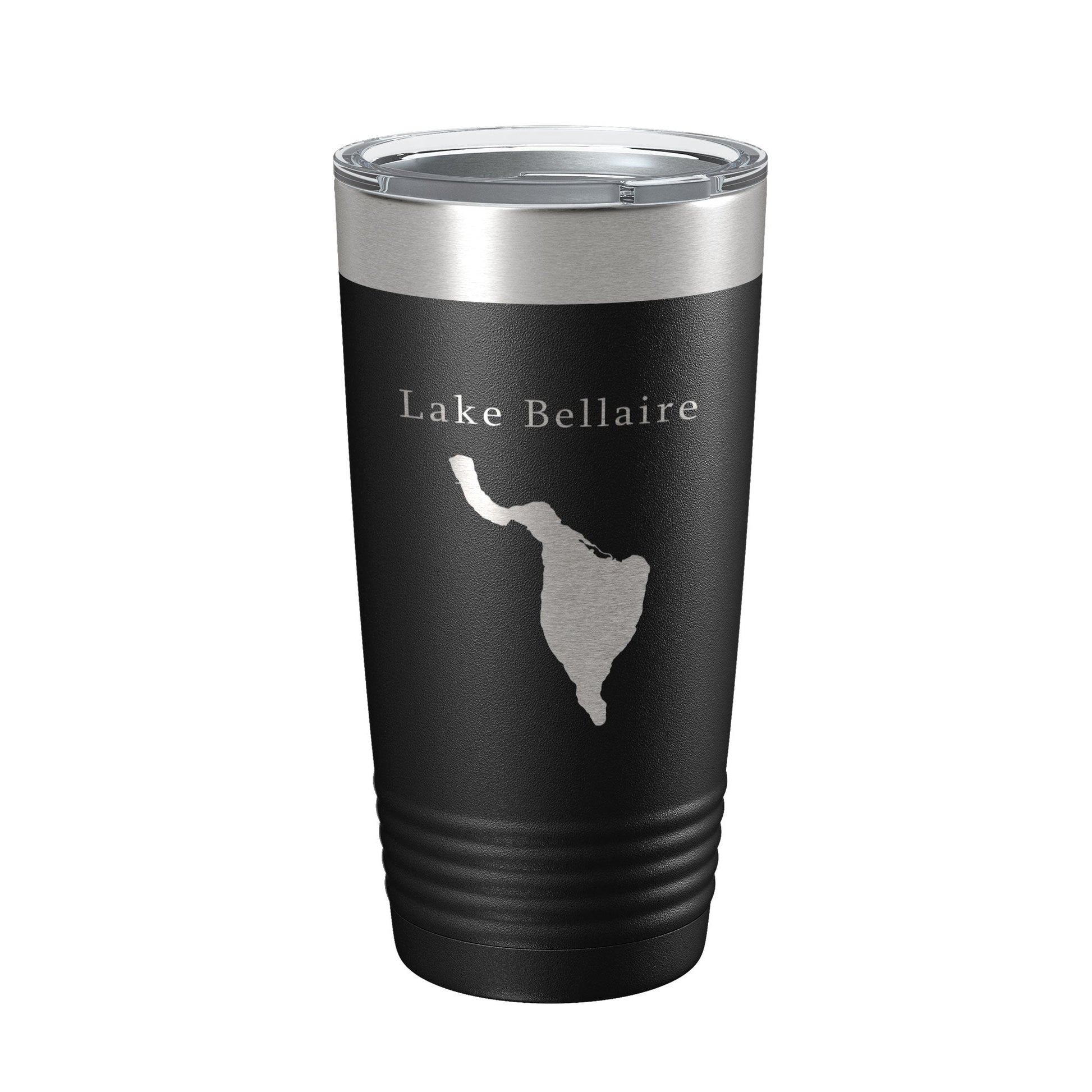 Lake Bellaire Map Tumbler Travel Mug Insulated Laser Engraved Coffee Cup Michigan 20 oz-5