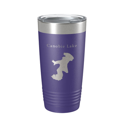 Canobie Lake Map Tumbler Travel Mug Insulated Laser Engraved Coffee Cup New Hampshire 20 oz-15