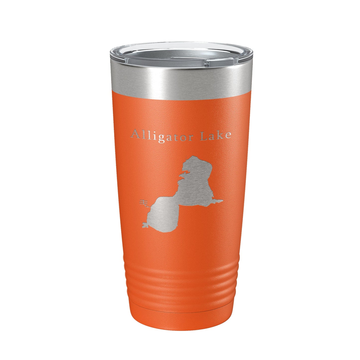 Alligator Lake Map Tumbler Travel Mug Insulated Laser Engraved Coffee Cup Osceola Kissimmee Florida 20 oz-17