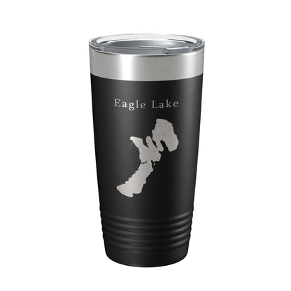 Eagle Lake Map Tumbler Travel Mug Insulated Laser Engraved Coffee Cup California 20 oz-5