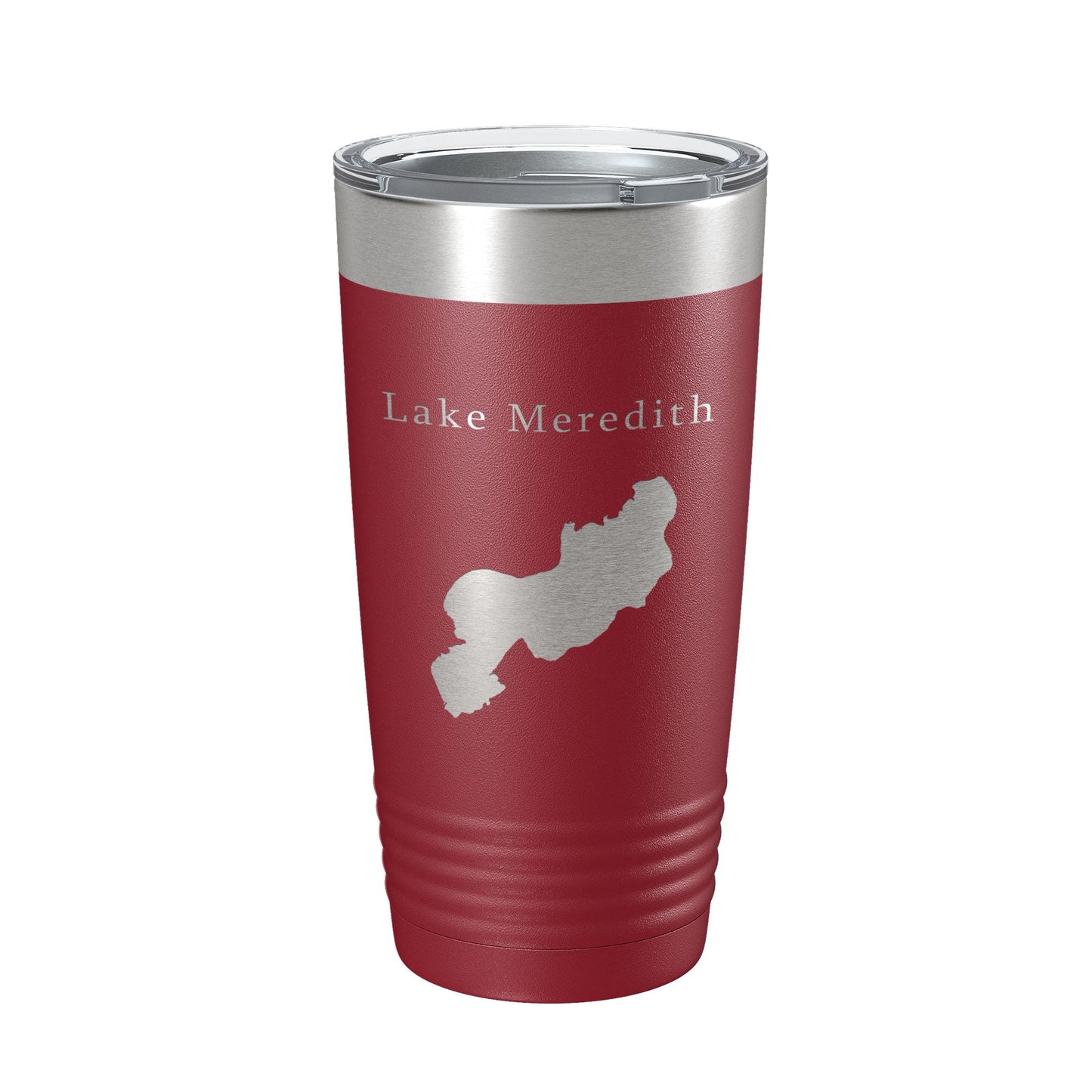 Lake Meredith Map Tumbler Travel Mug Insulated Laser Engraved Coffee Cup Colorado 20 oz-18