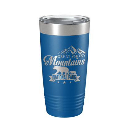 Great Smoky Mountains National Park Bear Tumbler GSMNP Travel Mug Gift Insulated Laser Engraved Coffee Cup 20 oz-6